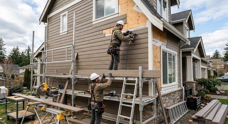 Composite Siding Installation in Fairfield County, CT