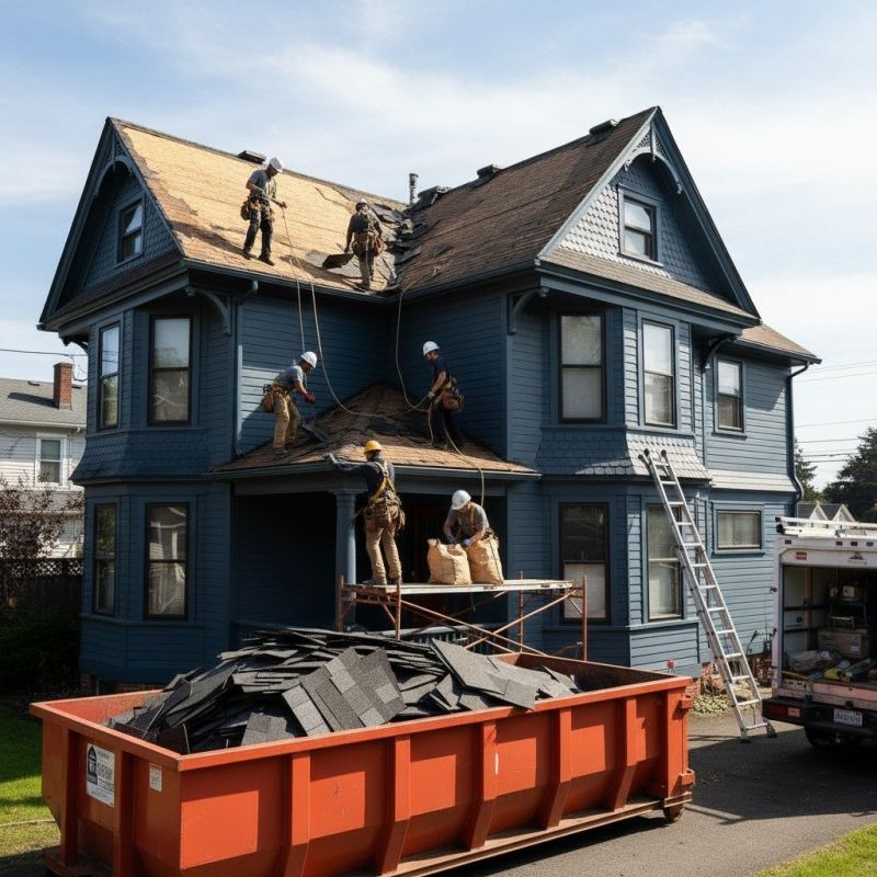 Damaged Roof Replacement in Alexandria, VA