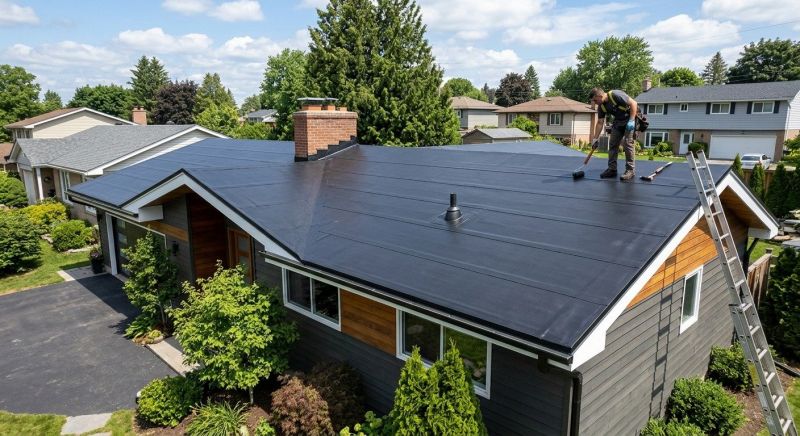 EPDM Roof Installation in Naperville, IL