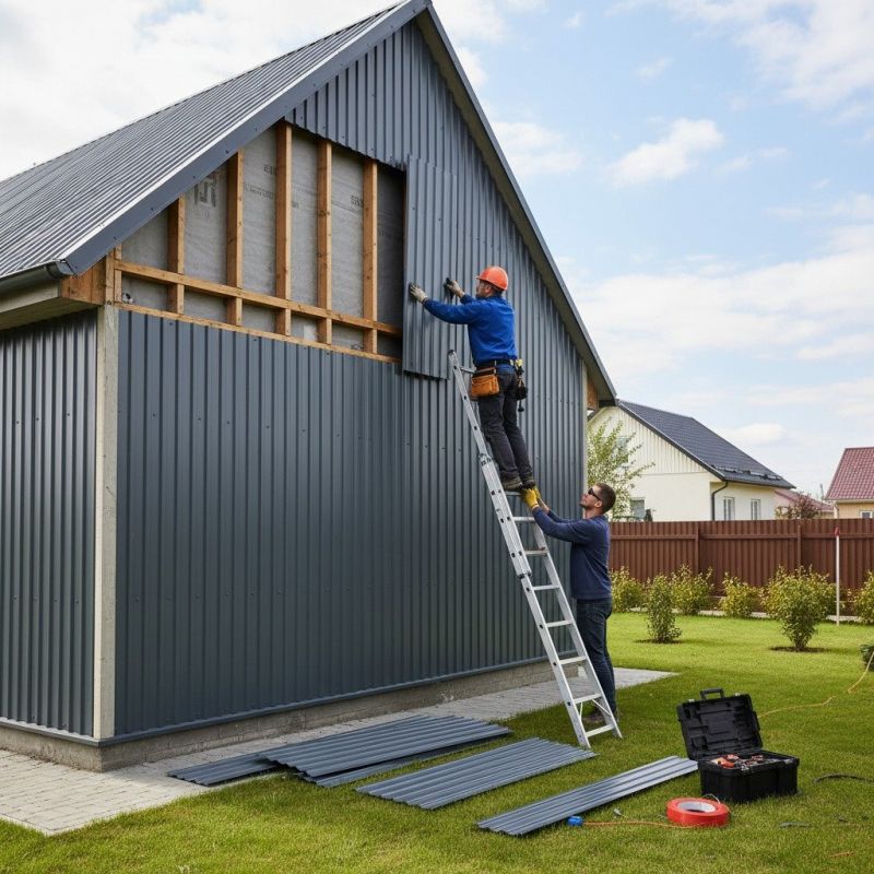 Sheet Metal Siding Service