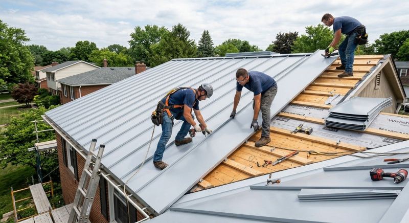 Aluminum Roof Construction in Alexandria, VA