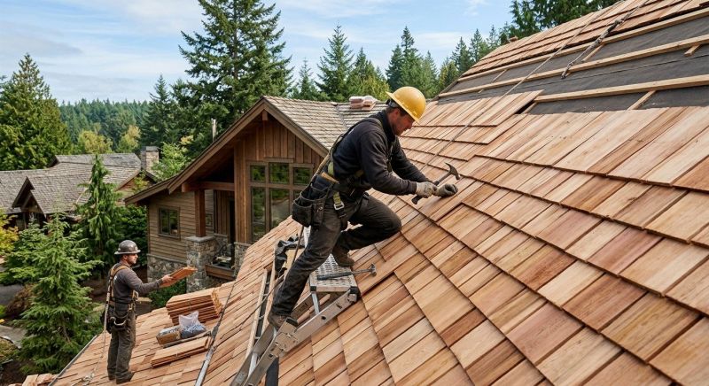 Cedar Roof Installation in Alexandria, VA