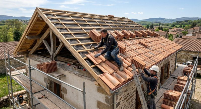 Clay Tile Roofing Installation in Fredericksburg, VA