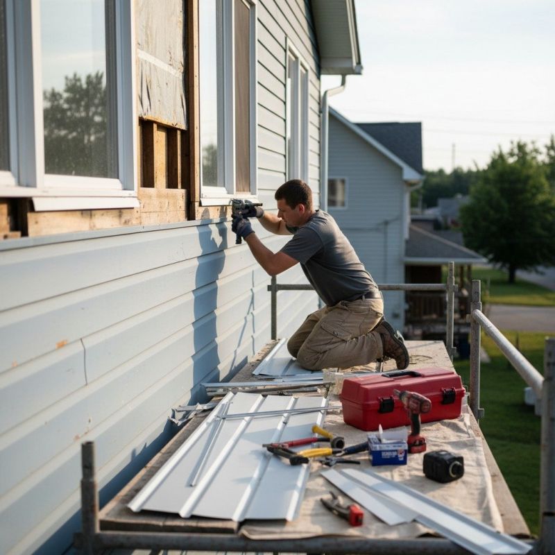 Sheet Metal Siding Service