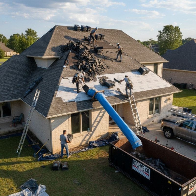 Damaged Roof Replacement in Manchester, NH