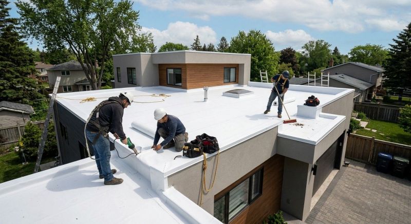 Flat Roof Construction in Fredericksburg, VA