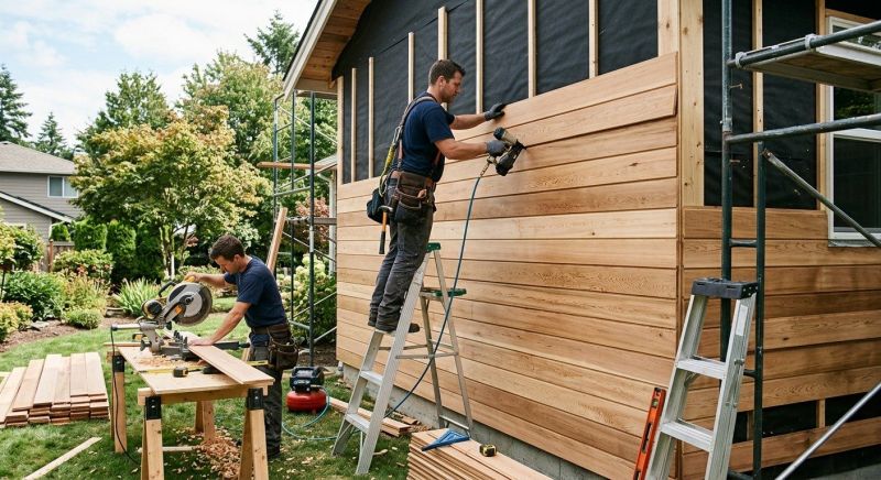 Hardwood Siding Installation in Fairfield County, CT