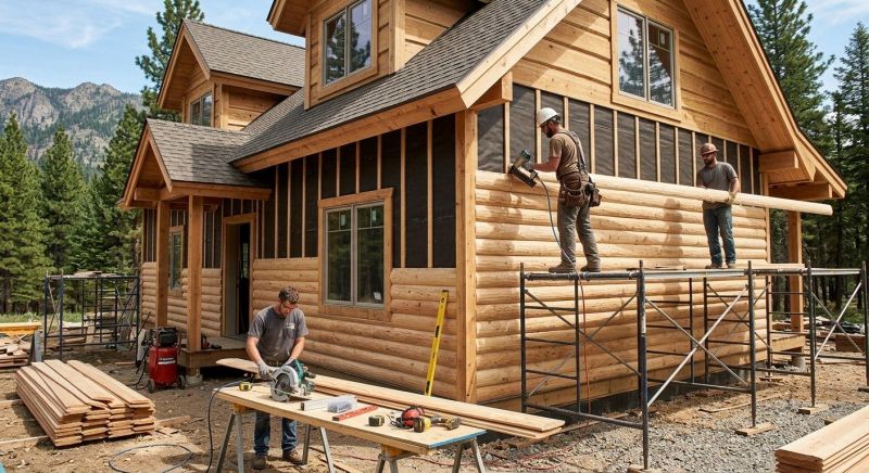 Log Siding Replacement in Fairfield County, CT