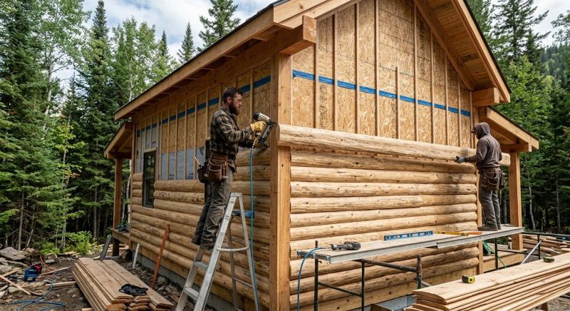 Log Siding Replacement in Boston, MA