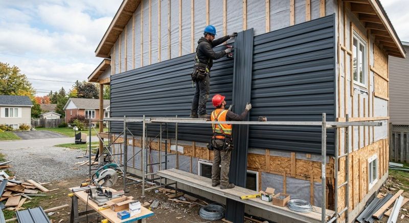 Metal Barn Siding Installation in Boston, MA