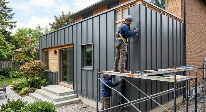 Metal Cladding Installation in Fairfield County, CT