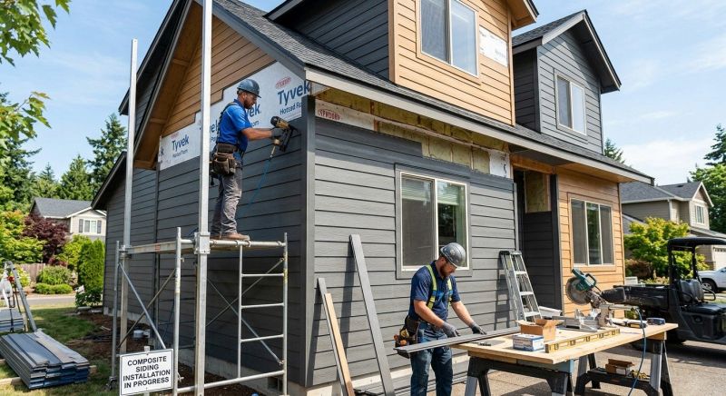 Polymer Siding Installation in Boston, MA