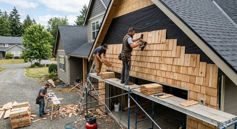 Shake Siding Installation in Boston, MA