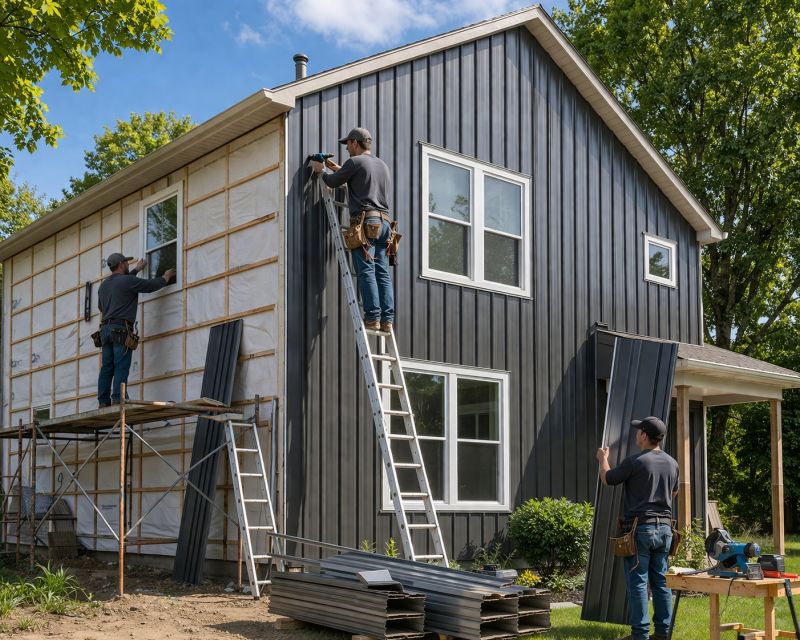Sheet Metal Siding Replacement in Stamford, CT
