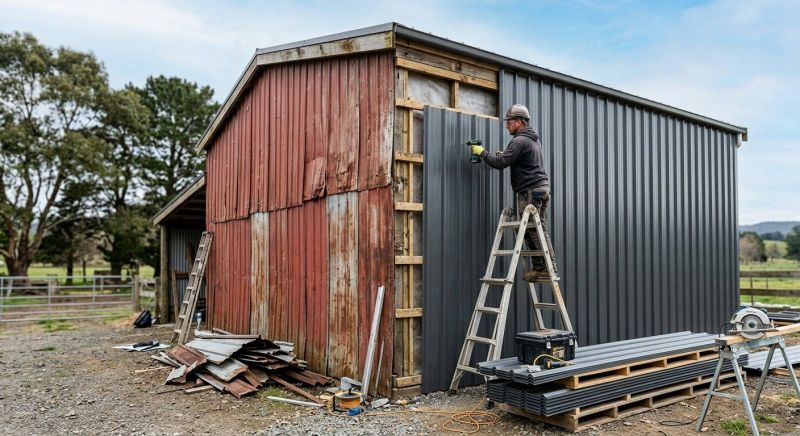 Sheet Metal Siding Replacement in Boston, MA