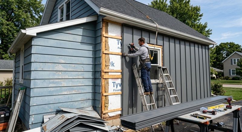 Sheet Metal Siding Replacement in Fairfield County, CT