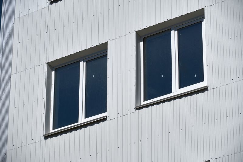 Modern Sheet Metal Siding Installation