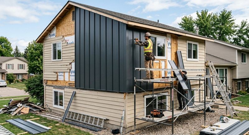 Tin Siding Installation in Boston, MA