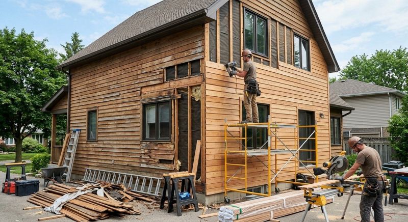 Wood Cladding Replacement in Boston, MA