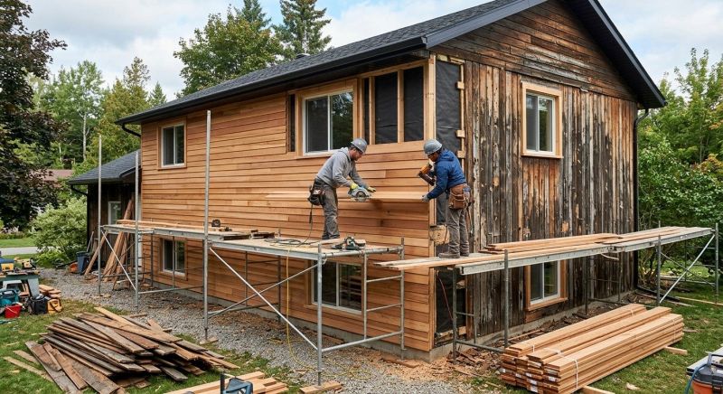 Wood Cladding Replacement in Fairfield County, CT