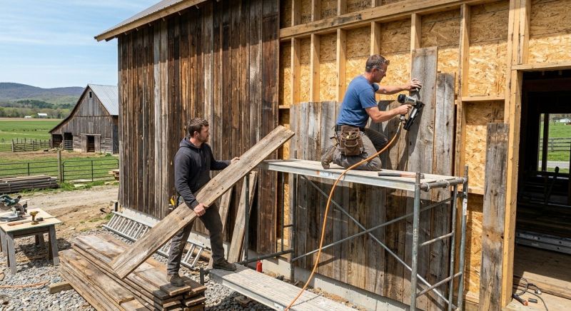 Wood Plank Siding Installation in Norwalk, CT