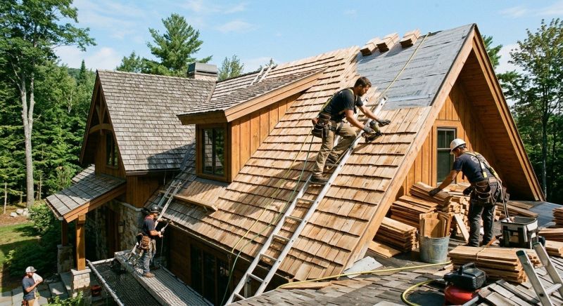 Wood Shingle Roof Replacement in Fredericksburg, VA