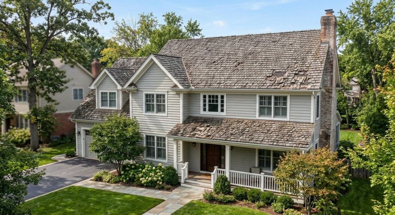 Wood Shingle Roof Replacement in Fredericksburg, VA