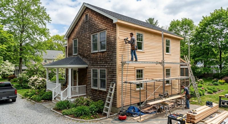 Wood Siding Installation in Boston, MA